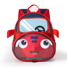 Factory Cartoon Car Print School backpack Kids children school bags for girls